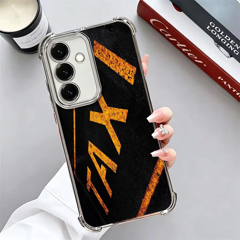 Желтые такси Нью-Йорка Мягкий чехол для телефона для Samsung A17 A27 A07 A37 A57 A16 A56 A15 A55 A14 A54 A13 A53 A26 A36 A25 A35 A24 A34 A23