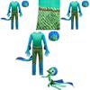 Потрясающий комбинезон-костюм Luca Kids со стильной маской и подходящими перчатками
