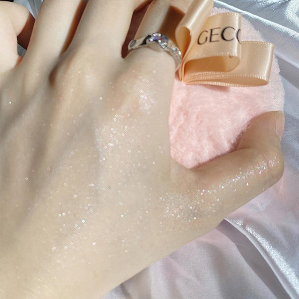 GECOMO Fairy Shiny Highlighter Ball, для выделения волос на теле, розовая мерцающая пудра в шариках