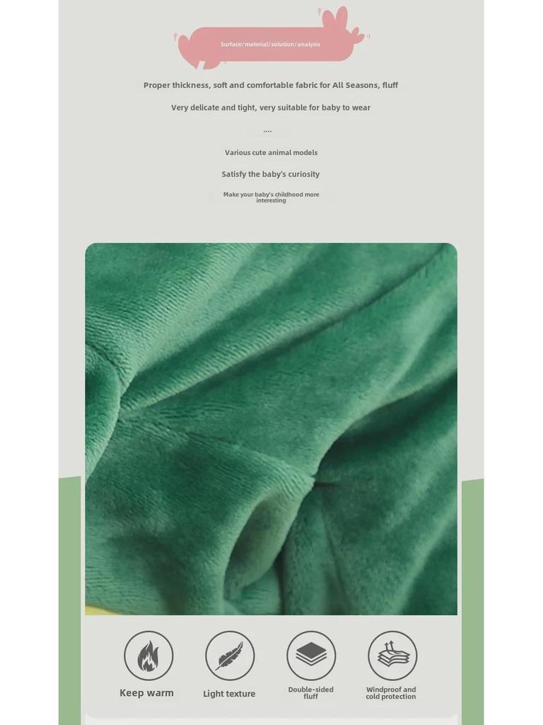 Детский костюм для скалолазания с динозавром, детский комбинезон с единорогом, детская фланелевая одежда для скалолазания, детская одежда для скалолазания Cross-Border