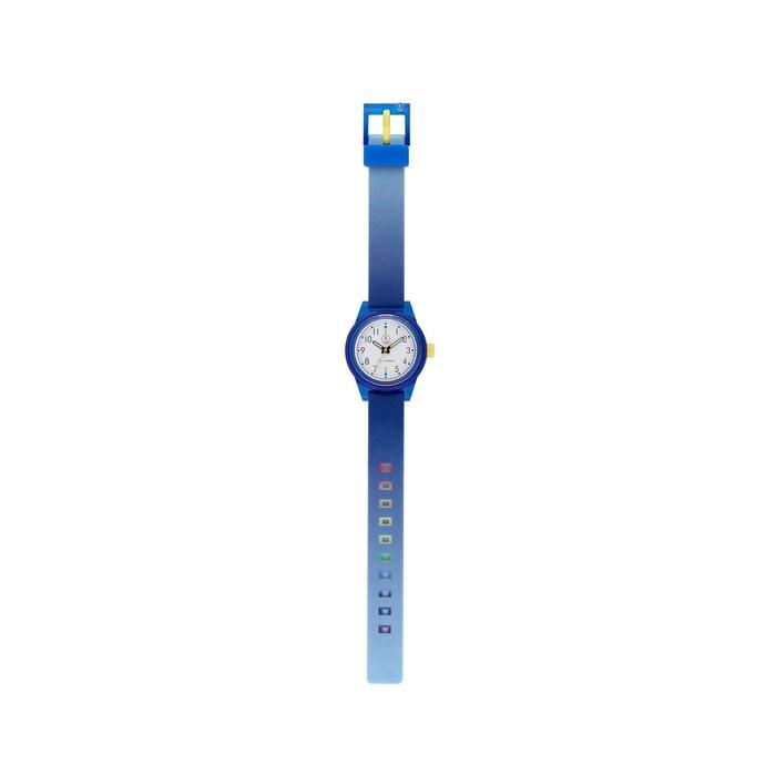 Q&Q SmileSolar Watch Solar Analog Matching Style Waterproof Polyurethane Strap RP29-010 Women's Blue