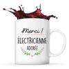 Mug - Thank You - Beloved Electrician - Ceramic - 325 Ml - Dishwasher and Microwave