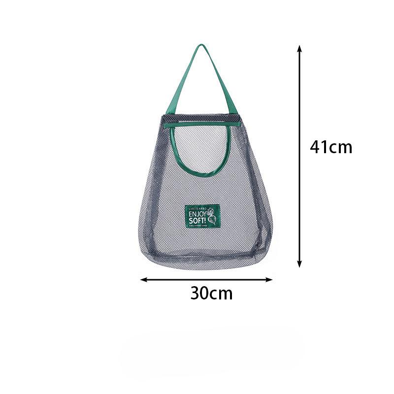 Угловая кухонная подвесная сетчатая сумка для хранения фруктов, овощей, чеснока, лука и имбиря