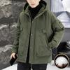 Зимняя мужская утолщенная теплая куртка с капюшоном, новая повседневная модная куртка