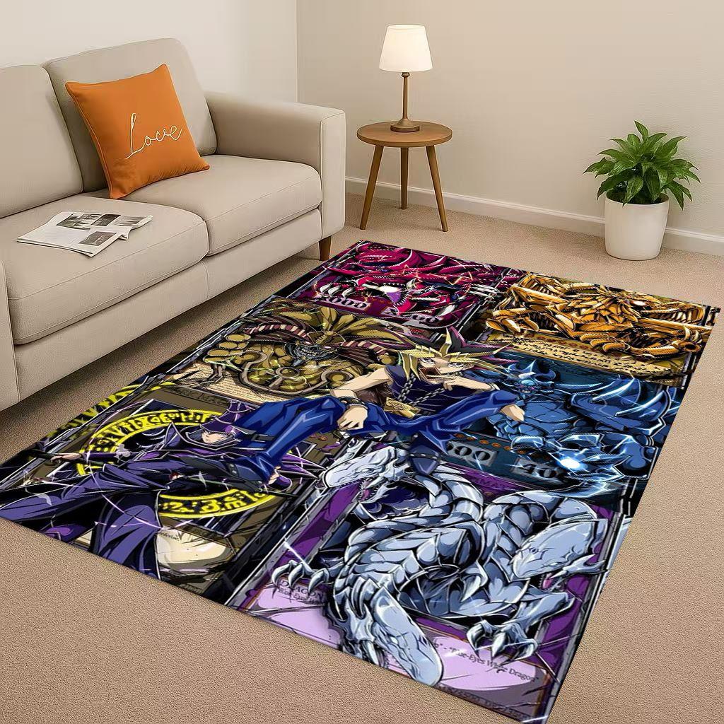 Slifer The Sky Dragon Yu-Gi-Oh MONSTER Cartoon Living Room Non-Slip Area Rug Carpet for Bedroom Sofa,Easy Clean Home Doormat