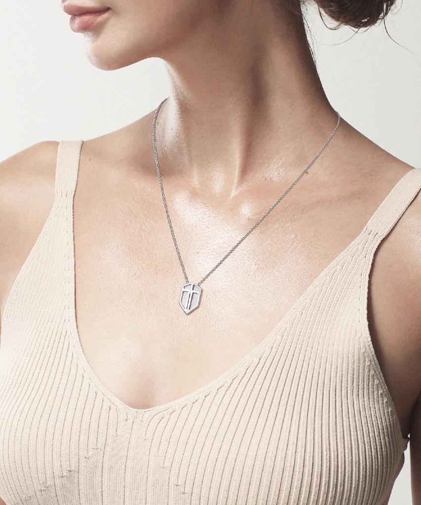 Trencadism Andrew Necklace Silver 925 Necklace Trm Adn20Ly
