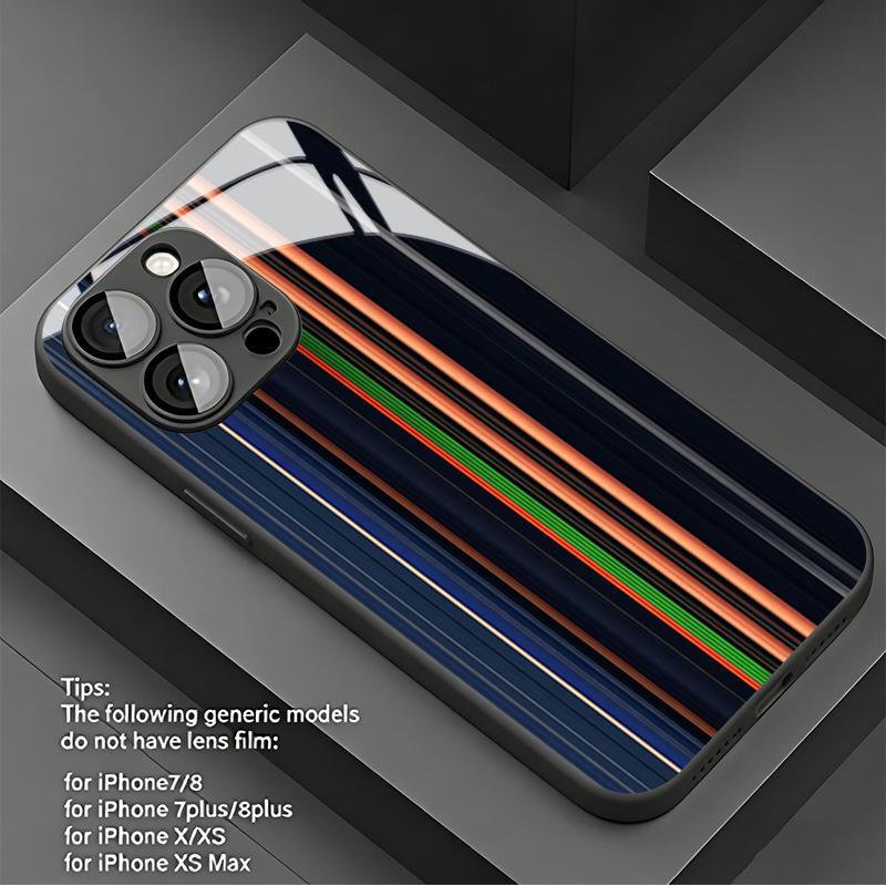 Цветной вертикальный закаленный стеклянный чехол для телефона For Samsung Galaxy S26 Ultra S25 Ultra S24 Plus 5G S23 FE Защитная крышка для объектива