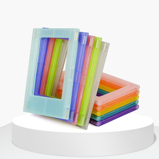 10 шт. Магнитная фоторамка для пленки Fujifilm Instax Mini, рамка для демонстрации фотографий, магнит на холодильник, 3-дюймовый мини-держатель для фото, украшение