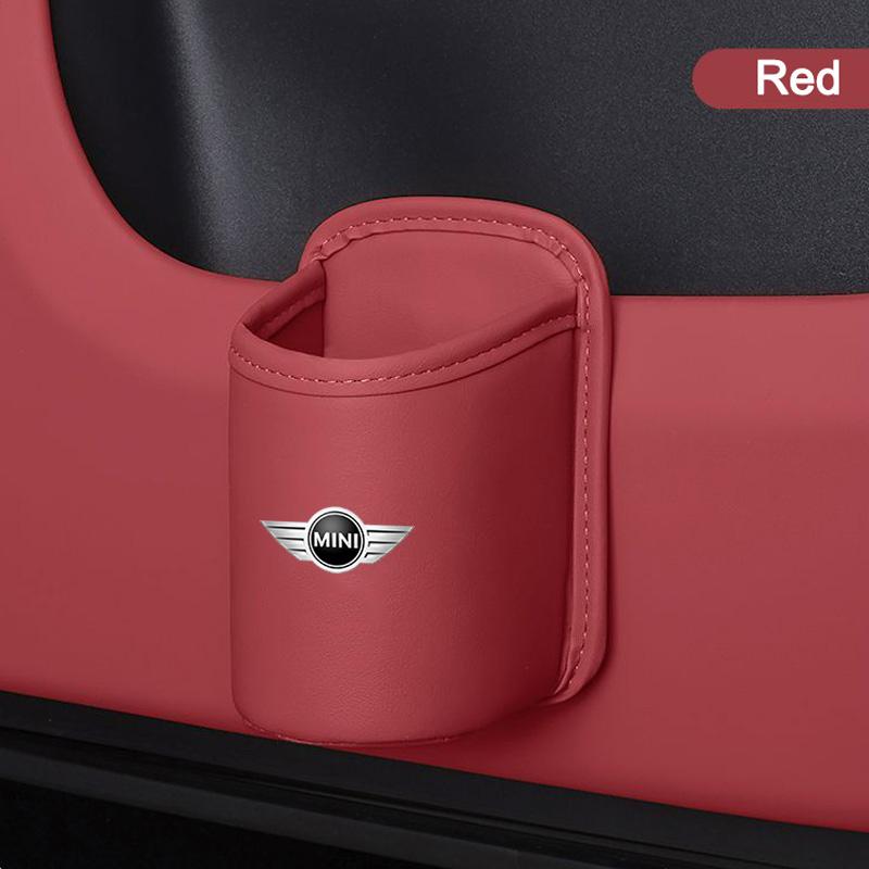 ZES5  Car Door Water Cup Holder Back Seat Drink Rack Storage For MINI Cooper One JCW Works Clubman R55 R56 F55 F56 R57 R58 R59 R60 R50