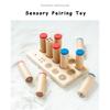 Детские сенсорные игрушки Тактильная доска Игра на сопоставление и сортировку Аудиальное обучение Раннее образование Учебные пособия Деревянная игрушка Монтессори