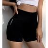 High-Waist Peach Lift Yoga Shorts - Tummy Control, Quick-Dry, Anti-Exposure Fitness Leggings for Women