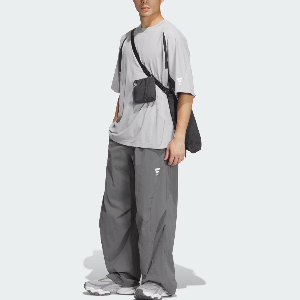 Adidas FOS WOVEN TRACKSUIT BOTTOMS Casual Pants Men's Gray JY8055