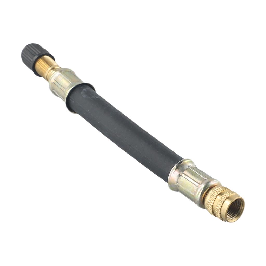 1 шт. Удлинительная трубка для воздушного насоса 100/130/150/180/210 мм Медный адаптер-удлинитель штока вентиля шины Шток Резиновый шланг для накачивания шин
