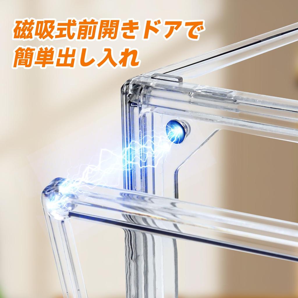 CAMEWIN Коллекция для хранения фигурок Плюшевая игрушка Пластиковая модель Увеличенный Регулируемый Разделитель Магнитный Легкая сборка Кейс, Коробка, Кейс, Хранение, Хранение,