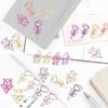 80 Pcs Cute Flower Paper Clips Set, Floral Paper Clips for Office Supplies Organization (Flower Shape 1)