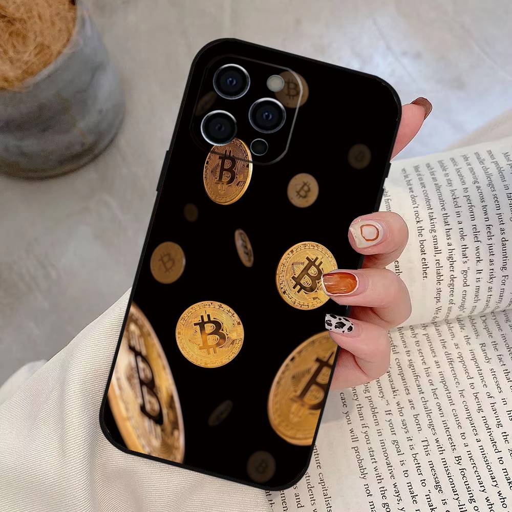 Чехол для телефона B-Bitcoin Силиконовый Мягкий Для IPhone 17 16 15 14 13 12 11 X XR Plus Pro Max Plus
