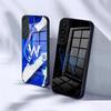 Чехол для телефона W-Williams Racing для Samsung S26 S25 S24 FE S23 S22 S21 Plus S20 Ultra Note20Ultra Черное стеклянное покрытие