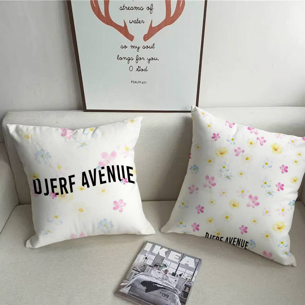 Djerf Summer BerriesS Print Avenue Pillow Case Plush Fabric Soft Pillowcase Double Sided Print Cushion Cover Household Gifts