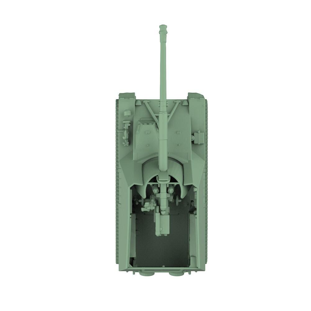 SSMODEL 1/200 Набор военной модели Немецкая САУ Насхорн