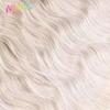 Magic 24 Inch Light Ash Blonde Body Wave Crochet Hair Synthetic Soft Heat Resistant Braiding Hair Extensions For Women Daily Use