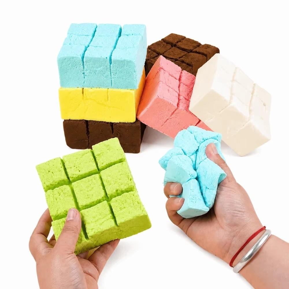 Slow Rebound Slow Rebound Tofu Toy Soft Texture Simulation Tofu Toy Party Prank