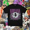 Футболка с графикой группы Nirvana Модная Унисекс Футболка Унисекс Круглый вырез 100% Хлопок Короткий рукав Y2k Оверсайз Уличная Мода Популярная Винтажная Футболка