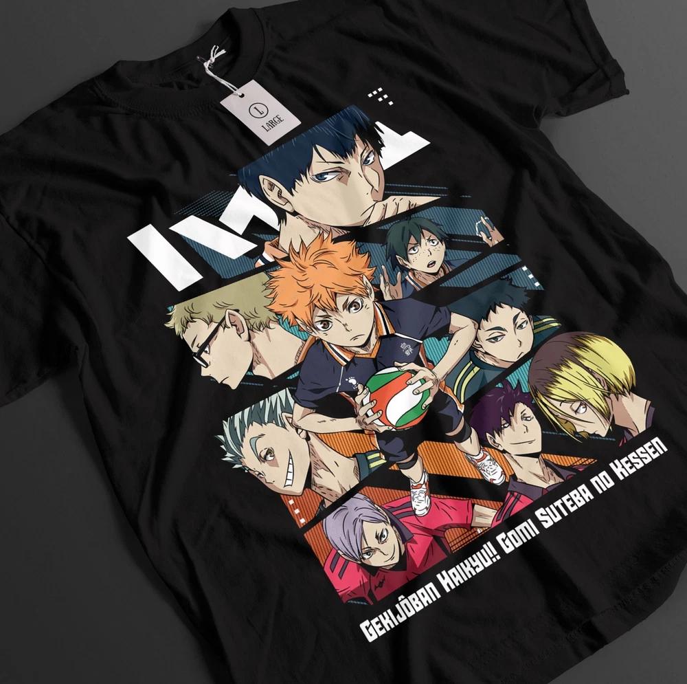 Haikyuu Shirt Shoyo Hinata Tshirt Kageyama TShirt Tsukki Kuroo Sport Anime Tee