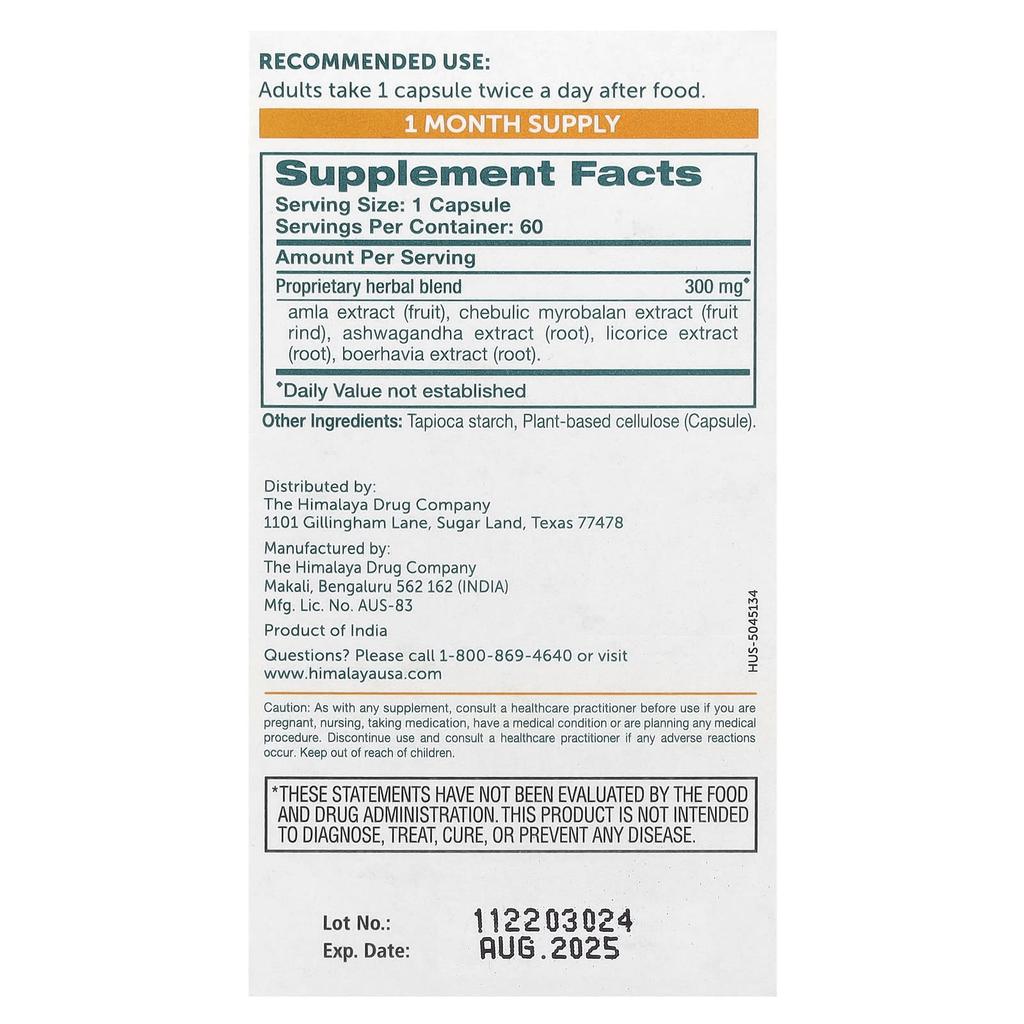 Hello Energy, Promote Adrenal Health with Ashwagandha, 60 Veggie Capsules