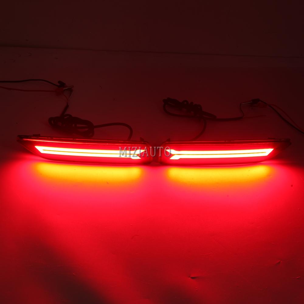 Светодиодный фонарь заднего бампера MZORANGE для Honda CRV CR-V 2007 2008 2009, отражатель тормозного света, задняя противотуманная фара, автомобильные аксессуары