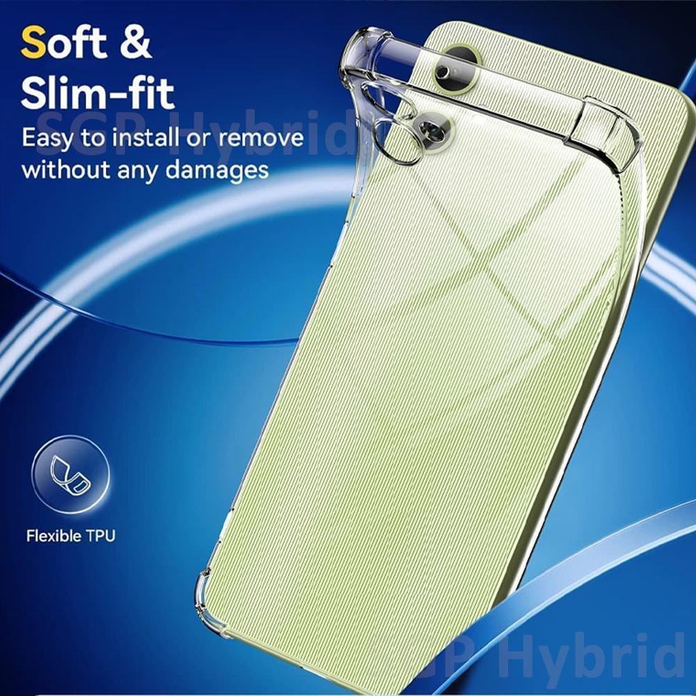 Чехол для Samsung A07 Прозрачная силиконовая задняя крышка для Samsung Galaxy A07 Samsang A 07 07A 4G Ударопрочный Fundas Чехол для телефона TPU Coque