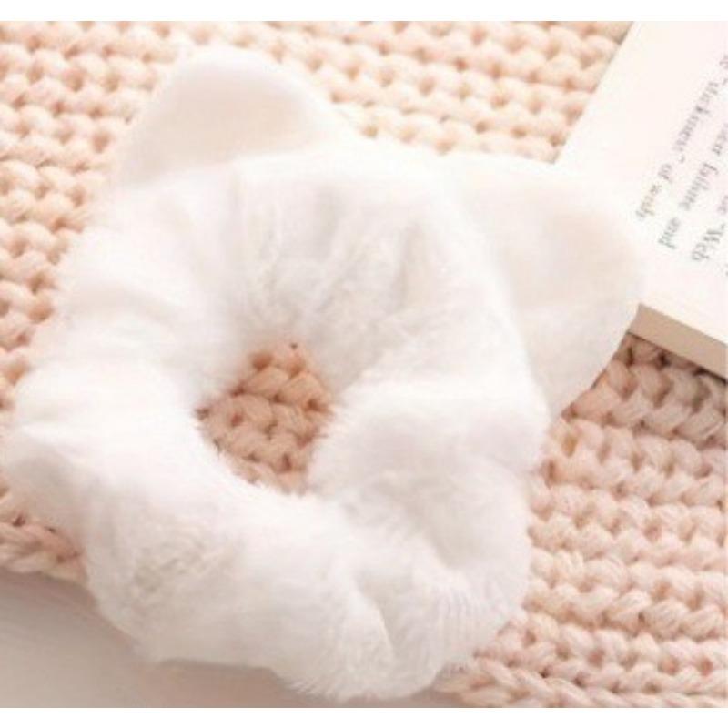 Cat Ears Plush Elastic Hair Bands Cute Hair Rope Ties Girls Barrettes Children Kawaii Headwear Headwear Kids Hair Accessorie