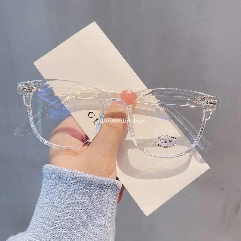 Transparent Computer Glasses Frame Women Men Anti Blue Light Round Eyewear Blocking Glasses Optical Spectacle
