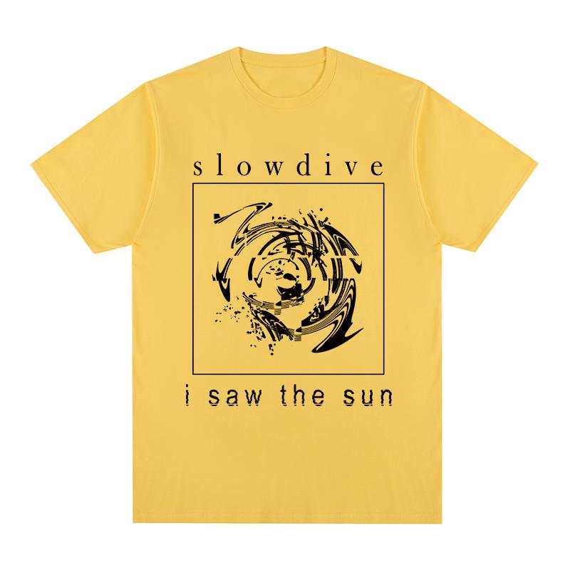 Slowdive Saw The Sun Vintage tshirt Fashion Casual Streetwear Cotton Men T shirt New TEE TSHIRT Womens tops