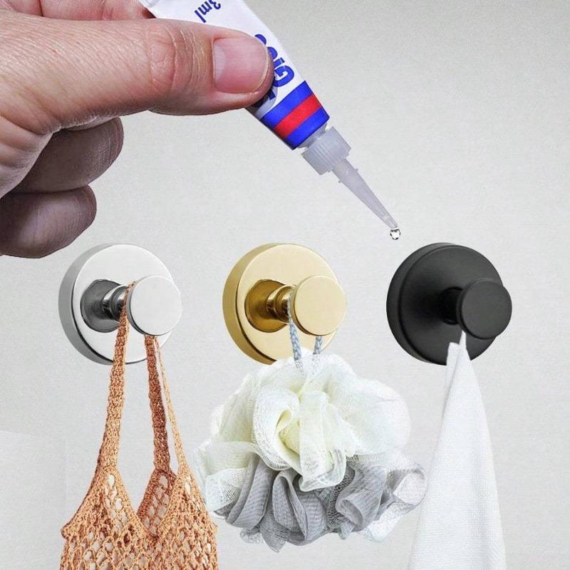 1 шт. Крючки на присосках для душа Съемные крючки для полотенец для ванной Комнаты Оконного Стеклянного Дверного Настенного Халата для Подвешивания.