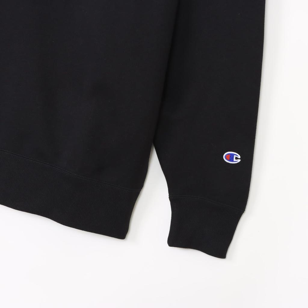 Champion Long Sleeve Cotton USA Script Logo Sweatshirt C8-Y014Z-090-L Half-Zip