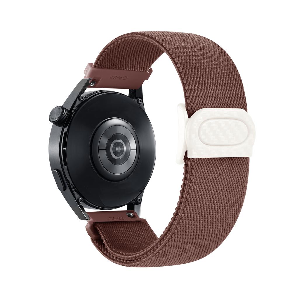 Плетеный нейлоновый ремешок 20 мм 22 мм для Huawei Watch GT/GT3 Pro/Samsung Galaxy Watch 6 5 4, магнитный браслет для Amazfit GTR/GTS Band