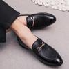 Fashion Pointed Toe Business Dress Shoes Men Loafers Leather Oxford Shoes for Men Formal Mariage Slip On Wedding Party Shoes K3