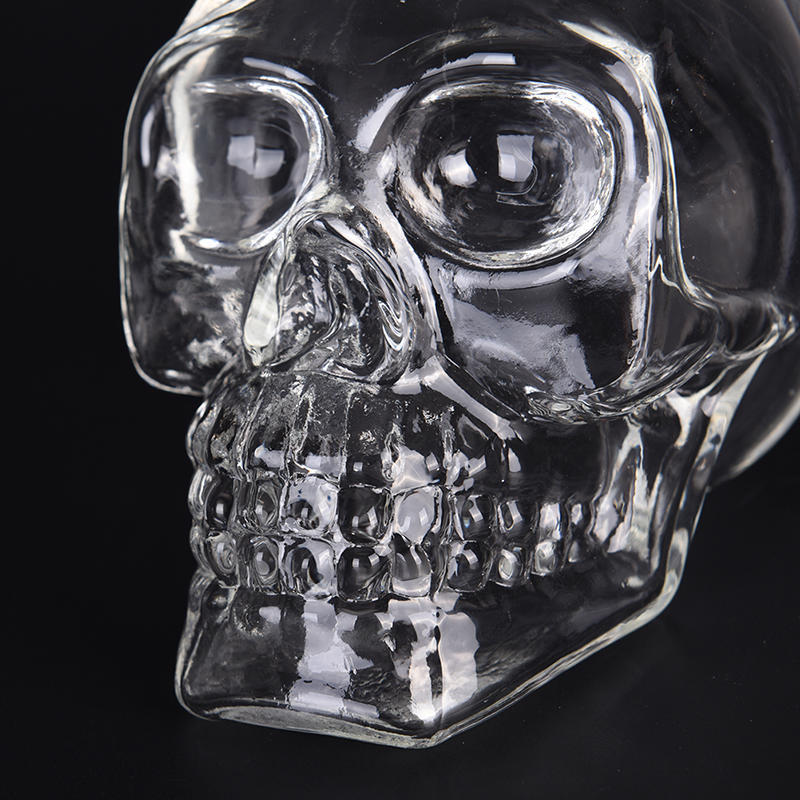 Череп Голова Водка Виски Шот Домашний Бар Стеклянная Бутылка Графин