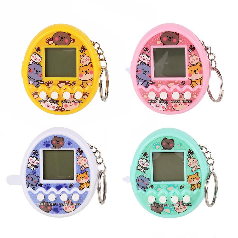 Electronic Pet Machine Mini Pocket Electronic Game Machine Pet Egg Virtual Pet Cultivation Keychain Pendant