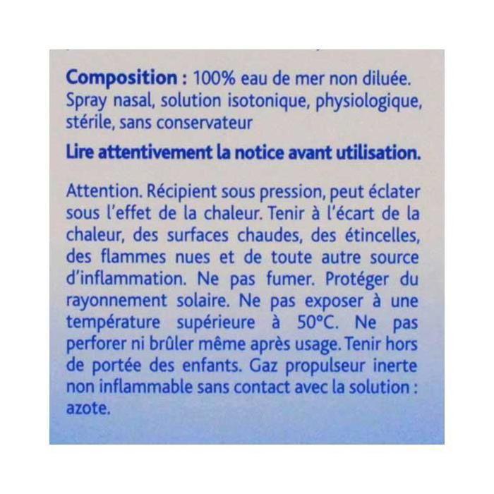 Humer Spray Hygiène du Nez - 100% Eau de Mer - Adulte (+15 ans) - Double Embout 150 ml