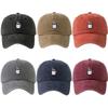 Embroidered Coffee Cup Baseball Cap Hip Hop Sun Hat Retro Distressed Baseball Cap  Unisex
