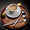 1 шт. Ложка из нержавеющей стали 304, бытовая кофейная ложка, ложка для размешивания с длинной ручкой, десертная ложка, утолщенная ложка для меда в форме птичьего гнезда