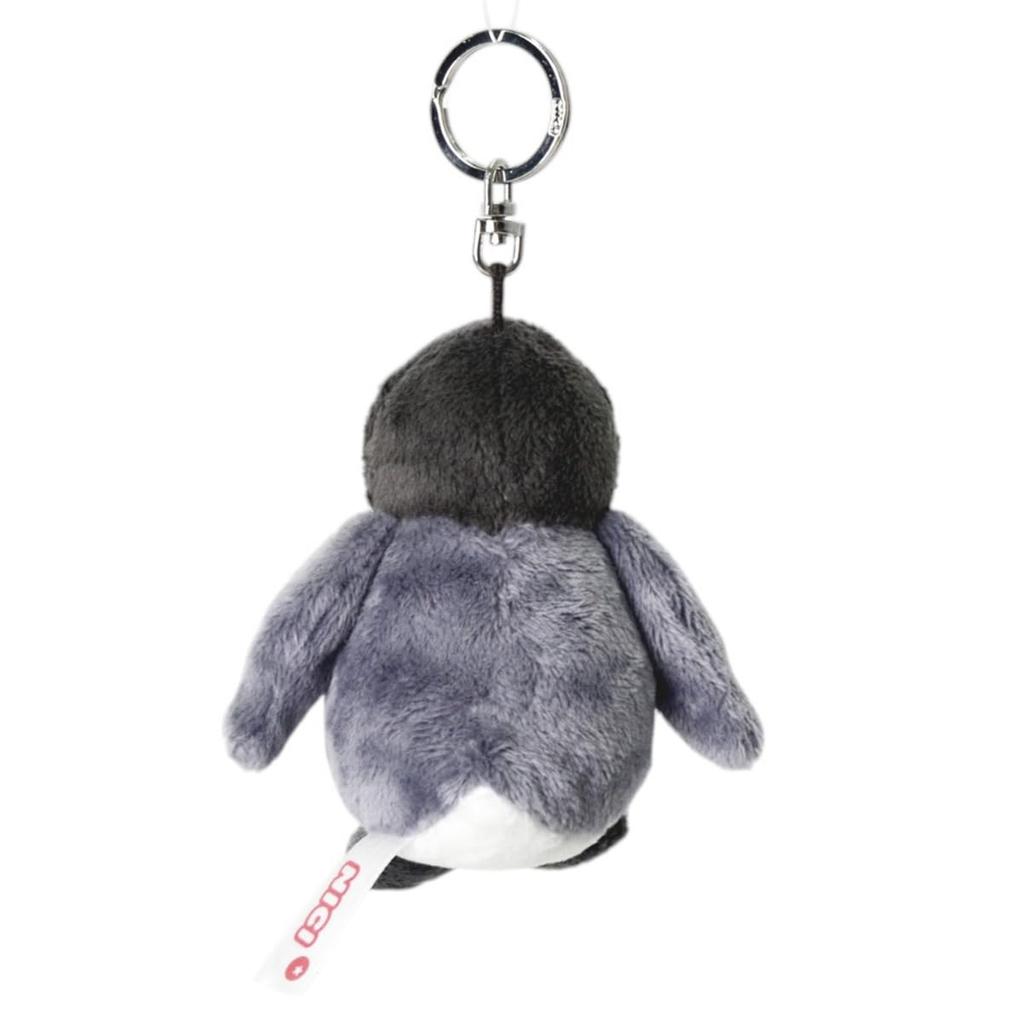 Niki King Penguin Mama Keychain, 10cm, Kids, Gray, W9 X D6 X H