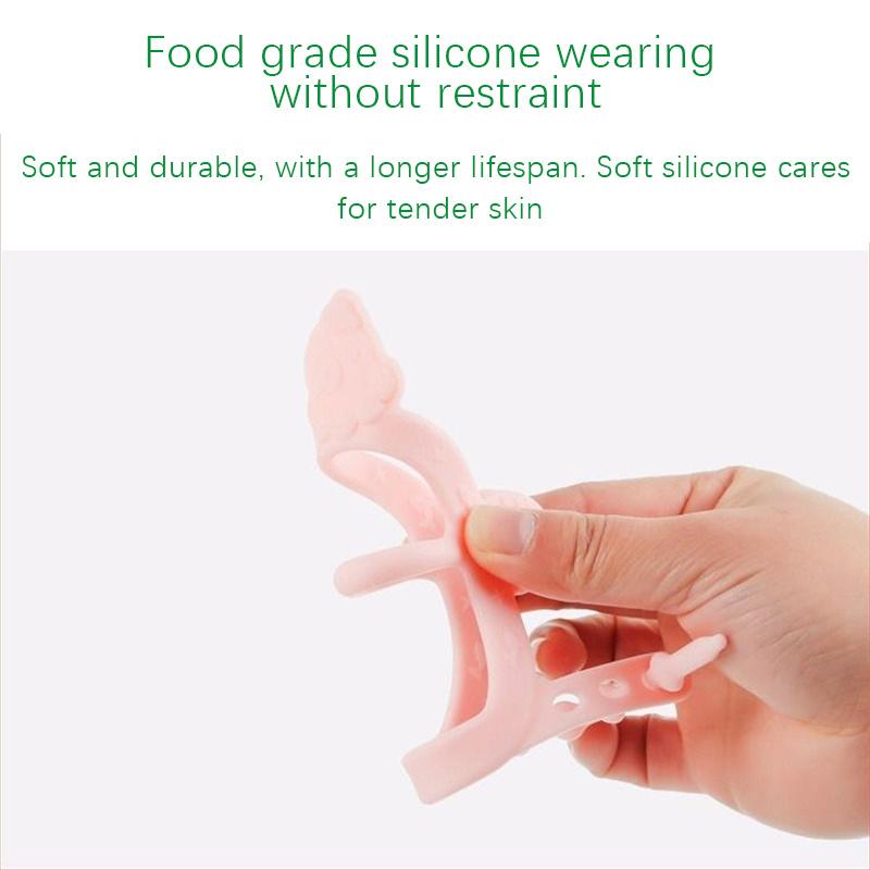Детская силиконовая игрушка-прорезыватель для зубов, прорезыватель для зубов, прорезыватель для пальцев, анти-поедание
