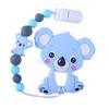 Силиконовый детский пищевой класс, прорезыватель для зубов с изображением коалы, соска-клипса, игрушка для прорезывания зубов