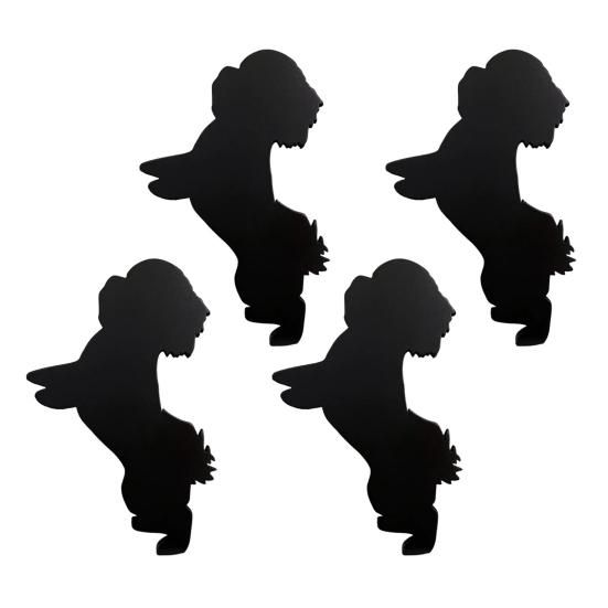 Puppy Wall Decoration Wooden Dog Silhouette Wall Decor Rustic Puppy