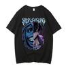 Sung Jinwoo Anime T-Shirt Men's Summer Casual Versatile Comfortable Loose Short Sleeve Cotton Crew Neck Top Men's Clothing