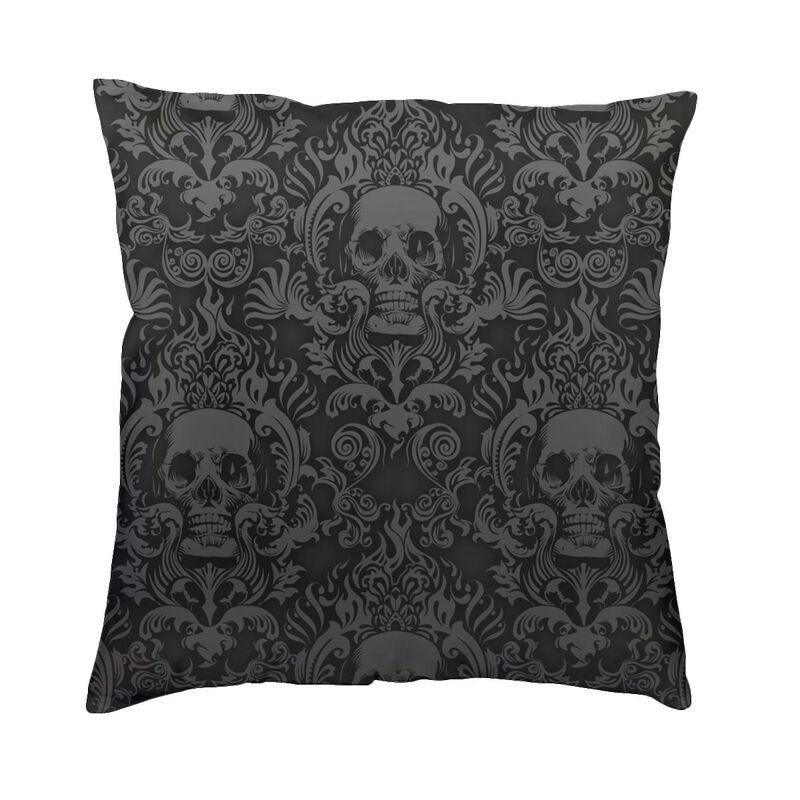 Day Of The Dead Sugar Skull Square Pillowcover Decoration Cushion Cover Throw Pillow for Sofa Doublesided Printing