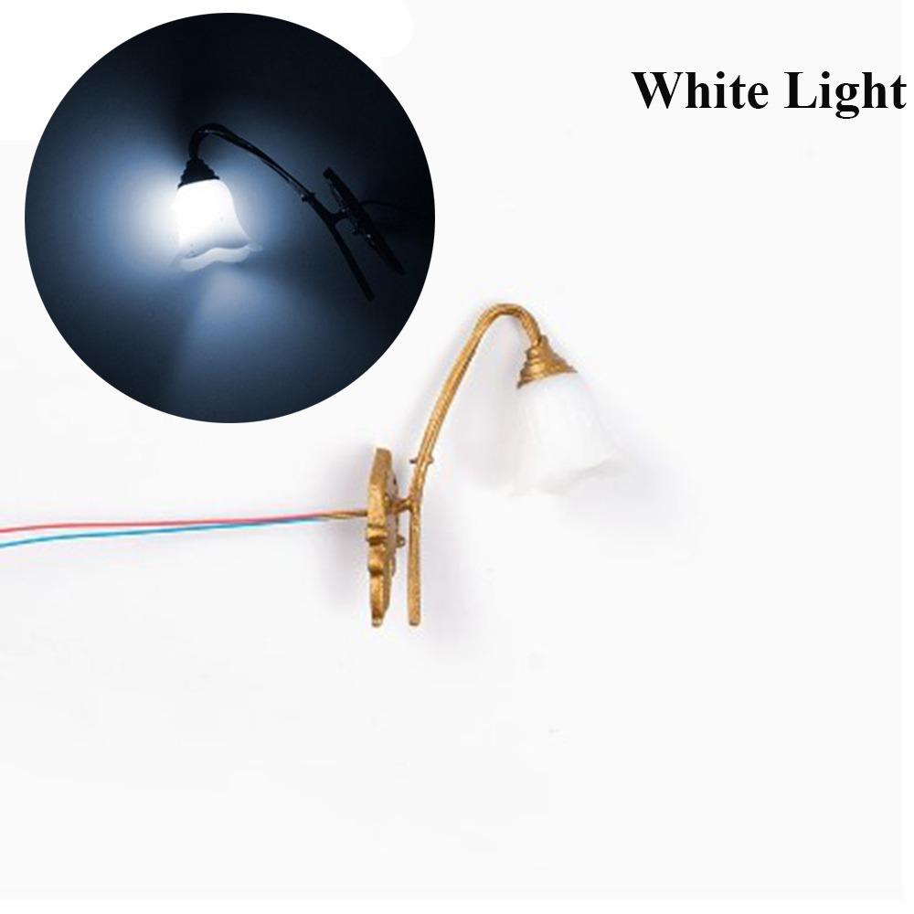 2,5*3 см Кукольный домик Настенный светильник АБС Металл Материал Песочный стол Люстра Новая Белый/Теплый свет Модель