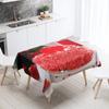 Скатерть с принтом для торта для гурманов, украшение на день рождения, кухонный ресторанный стол, устойчивая к пятнам, водонепроницаемая